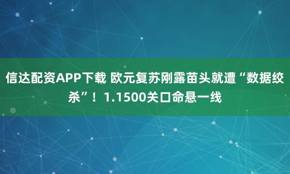信达配资APP下载 欧元复苏刚露苗头就遭“数据绞杀”！1.1500关口命悬一线
