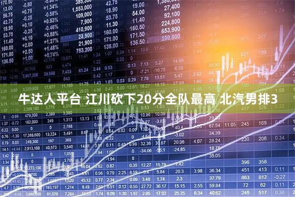 牛达人平台 江川砍下20分全队最高 北汽男排3